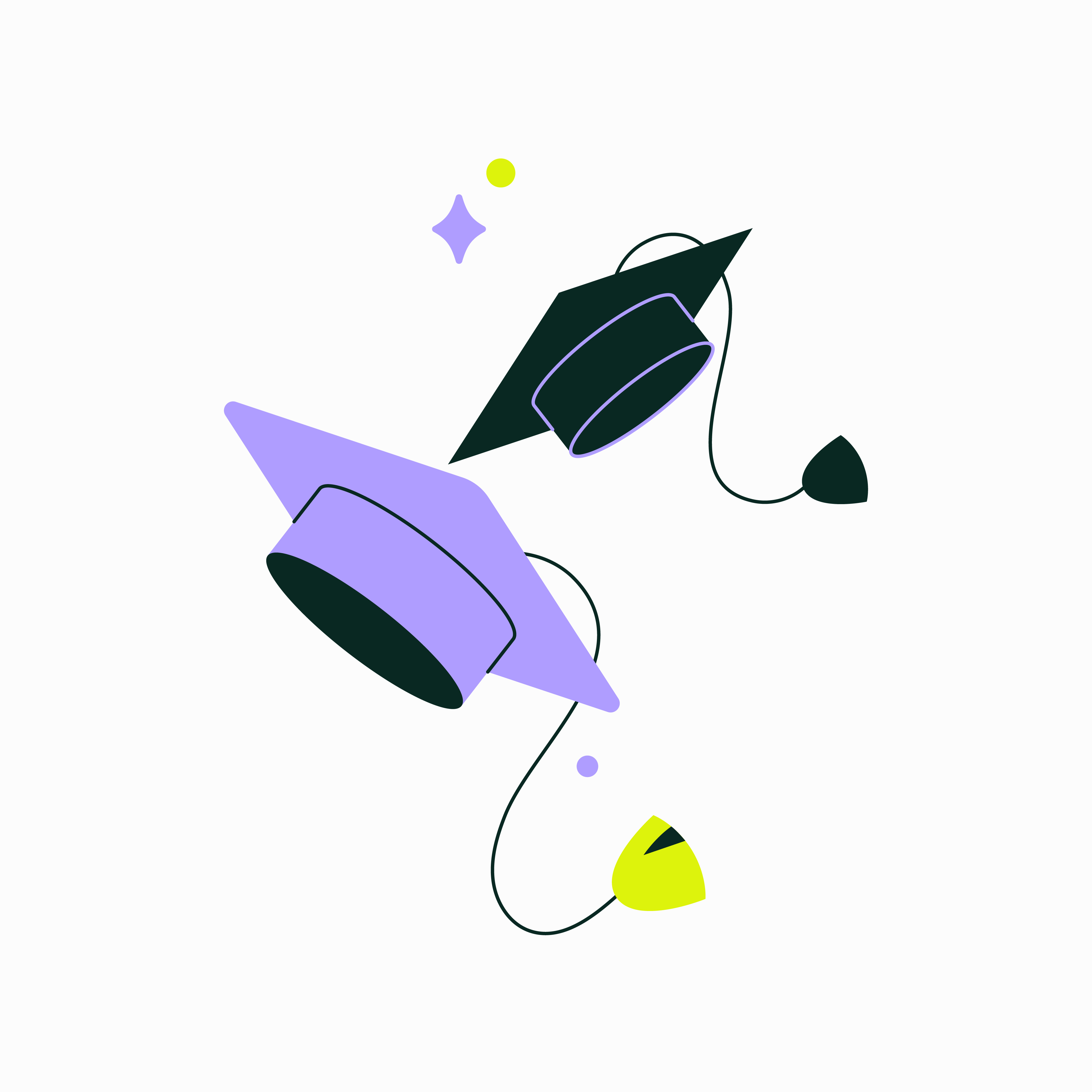 graduation cap, dual credit page